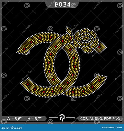 chanel rhinestone